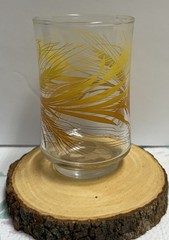 Set of 4 «Golden Wheat» Vintage Libbey 6 oz Glasses 6.5″ Yellow & Amber 1970’s