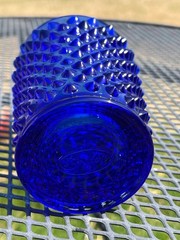 Vintage Fenton Hobnail Cobalt Blue Tumbler 4″