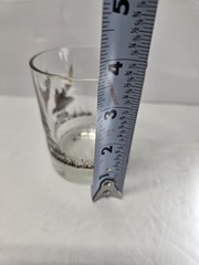 Vintage Libbey Glass Pheasant Hunting Barware Collectible 12 Oz