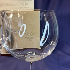 Lenox Tuscany Classics Crystal Balloon Red Wine Glasses Set of 4 Open NIB 15.5oz