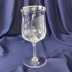 Lenox DESIRE Stemware Platinum Rim Signed Buyer’s Choice Replacement Goblet Wine