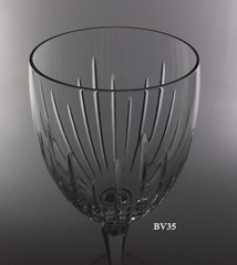 LENOX DECOR CUT CRYSTAL WATER GOBLET 8″ – SET OF 2 GOBLETS – PERFECT
