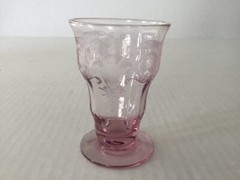 Elegant Glass Central Works Balda 3 1/4″ Amethyst Footed Tumbler (5 available)