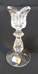 2 Vintage GORHAM LEAD CRYSTAL TULIP CANDLESTICKS 5-3/4″ Tall Made West Germany