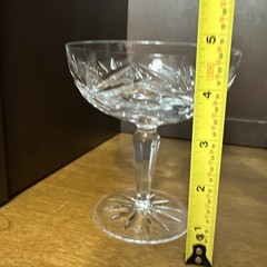Gorham Cut Crystal Rosewood (Older) Champagne Tall Sherbet Gimlet Glass