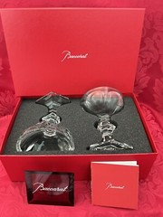 NIB FLAWLESS Glass BACCARAT Pair HARCOURT 1841 Crystal SHERBET CHAMPAGNE COUPE
