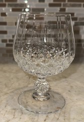 Cristal D’Arques Leaded Glass Longchamp Cognac Brandy Snifter Replacement Vntg