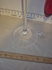 2 Lenox For The Holidays Ruby Red Flute Glasses Holiday Gems Barware EUC