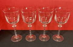 Southern Living Gallery Collection CRYSTAL OPTIC 7 5/8″ Wine Water GLASSES