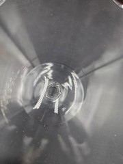 Vintage Champagne Coupe Glasses Platinum/silver rim Set of 8 Gatsby MCM