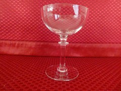 VINTAGE CLEAR CRYSTAL CORDIAL GLASSES, 3 1/2 INCHES TALL, LOT OF 10, PERFECT