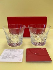 Baccarat Aria Tumblers Set of 2 2025 Edition Crystal Glasses New