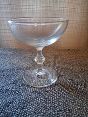 Vintage Lalique Crystal «Saint Hubert» Tall Sherbet Or Champagne Glass