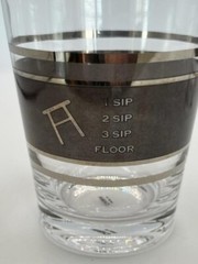 MCM Set of 4 Cocktail Glasses with 4 different Novelty Saying’s No Damage