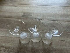 Oscar De La Renta RKG01 Edelweiss Japan Champagne Flute Glass Lot Of 3