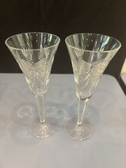Waterford Millennium Collection Year 2000 ‘Universal’ Toasting Flutes W/ Box