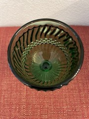 L. G. Wright Jersey Swirl Green (1) Water Goblets, Replacement