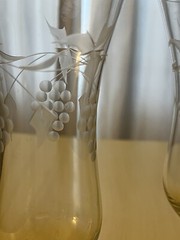 Arcadia Hand Made In Romania Vintage Glasses Set Of 4