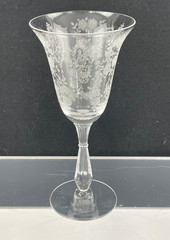 Tiffin Franciscan Cherokee Rose 8″ Tall Water Goblet STEM 17399