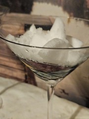 Vintage Crystal Martini Glasses by Artland Helios