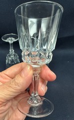 Cristal D’Arques-Durand Crystal Chantelle/Lady Victoria Cordial Glass Set of 3