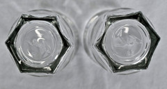 Set of 2 Vintage 1970s Crisa Libbey Pebble Glass Tumblers Juice 8 Oz
