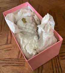 Vintage WATERFORD Crystal ALANA Double Old-Fashioned Glass Grammer Jeweler Box