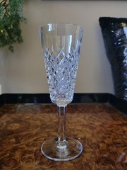 Waterford Alana Fluted Champagne Glass 7⅜in Clear Polished Cut Glass