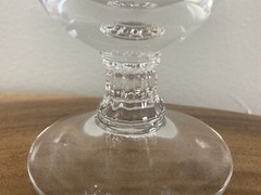 Set of 7 Vintage Fostoria Reflection Iced Tea Glasses – Platinum Trim