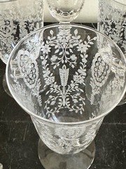 Tiffin Franciscan June Night Pattern 6 5/8″ Tall Iced Tea Glasses