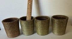 Set 6 Culver MCM Yellow/ Green Orange 22 Kt Band 7 Therma Jac Holders