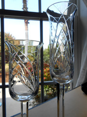 Clarenbridge Irish Cut Crystal Wine & Champagne Glasses 2 Piece
