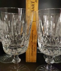 Set of 6 Ascot Crystal Water Glasses 8 oz. By Royal Brierly