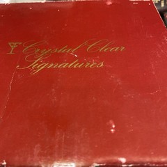 Crystal clear signatures 24% Lead Crystal Water Glasses