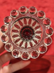 Gorgeous Vintage Anchor Hocking Royal Ruby Berwick Boopie Champagne Glasses 4pc