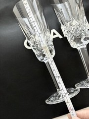 Waterford Lismore Champagne Flute 4-5 oz, 7 1/4″ Tall Exc Condition Set Of 3