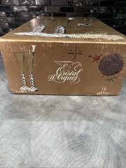 Millennium 2000 Cristal D’Arques Champagne Flutes Set of 2 France Vintage