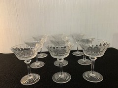 10 Champagne Coupes Gm Model Tommy Crystal Saint Louis (Price Per Unit) Mod1