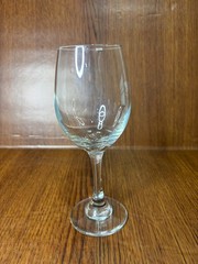 Etched Grape Vine Wine Goblet