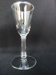 Mid Century Modern Libbey Glass Clear Blank 3002 Cordial Stem Excel Used Cond.