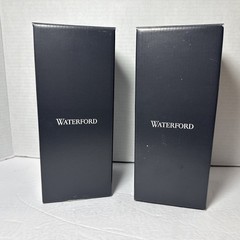 Set Of 2 Waterford Lismore Tall Champagne Flutes- Slovenia – New In Box- 1058144