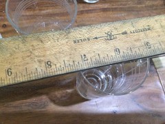 6 MIKASA CHEERS shots glasses 4.75» etched dots lines