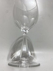 Lot 4 SPODE Sonata Cut Crystal Wine Glasses Glass 6.75″ Marked