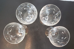 4 Daphne by Tiffin Franciscan 6 1/2″ Water Goblets