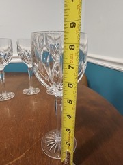 Marquis by Waterford Brookside set of 4 All Purpose Beverage Goblet Crystal