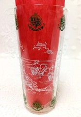 2 VTG Deus Major Columna Glasses NATIVE AMERICANS Colonial Ships ORCHESTRA Dance