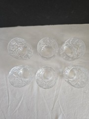 6 Waterford Crystal Lismore Shot Glass 2.5″T