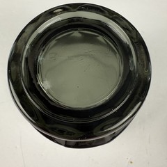 Vintage Anchor Hocking Georgian Glass Honeycomb Smoke Grey 3″ Juice Water Cup.