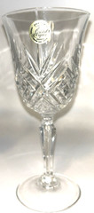 Set of 2 Crystal D’Arques 24 Lead Crystal Wine Glasses/ Water Goblets France