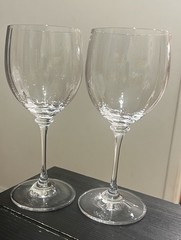 Pair Of Stephanie by MIKASA Optic Wine Glasses 7 1/8in